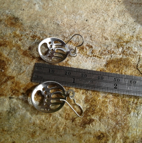 Sterling Silver Bear Claw EARRINGS - Picture 3 of 7